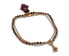 Pulsera torre eiffel  de colores 